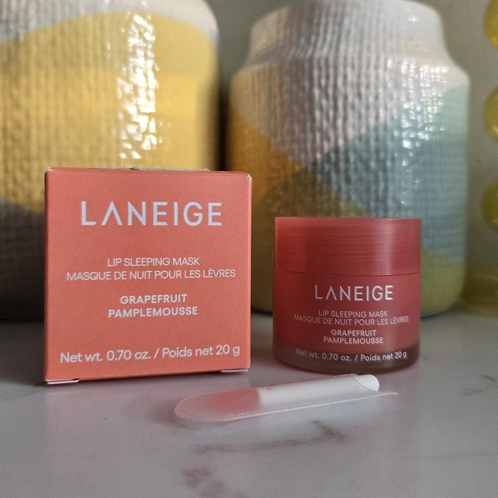 NIB LANEIGE Lip Sleeping Mask Grapwfruit - Coral Pink